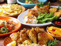 【歓送迎会◎】ザクザク食感！フライドチキンに前菜も楽しむボリューム満点プラン☆飲放題付