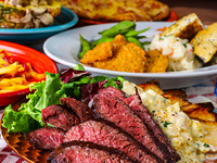 [Luxurious Banquet] Enjoy two main courses in style! Premium plan featuring beef and mahi-mahi steak ☆ All-you-can-drink included