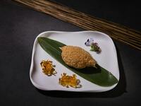 蟹を使った海鮮メインのシグネチャーディナーコース 全6品