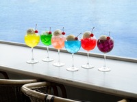 [Message plate included!] Seasonal Fruit Sandwich Set & Cream Soda | 4,300 yen