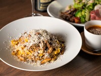 町家で楽しむ前菜と選べる月替わりパスタランチ【Pranzo A】