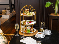 オフィシャルWeb限定最安値【抹茶のアフタヌーンティー2026】キュートな3段スタンド＆カフェフリー(平日限定)