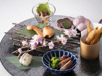 お花見会席+2ドリンク