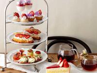 [Amaou Strawberry and Flower Afternoon Tea] Afternoon tea "RITUEL CAFE" + Free Cafe + Choice of Cut Cake