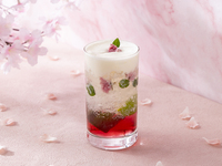 [Chinese Parfait Afternoon Tea Option Menu] + Sakura Harmony Mocktail