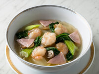 [Shrimp vegetable soup soba] Includes salad, dessert, soup, and coffee buffet