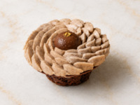 Chocolate and Pecan nut Praline Flower