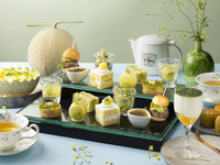 [Plan with half-size cantaloupe] Melon and matcha afternoon tea ★ Weekdays (11:30 reservation)