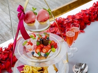 4/6～【90分フリーフロー付】契約農園直送あまおうとイチゴムースタルトのアフタヌーンデザート