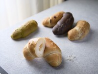 塩パン　抹茶
