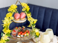 4月6日起：【包含一杯您最喜欢的颜色的庆祝饮品和90分钟无限畅饮】为您最喜欢的偶像准备的下午茶甜点【黄色】