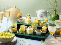 [Plan with half-size muskmelon] Melon and matcha afternoon tea with sparkling wine ★ Weekdays (15:00 reservation)