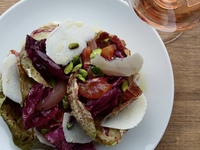 붉은 샐러드 블러드 오렌지와 리코타 살라타