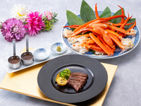 【90分カニ＆黒毛和牛食べ放題付】ディナービュッフェ大人
