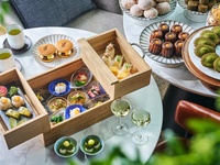 メロンと日本茶の和アフタヌーンティー