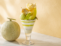 【5/1～6/30】ストリングス・パフェ「メロンライム」 