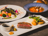 GWサステナブルシーフードと神戸ビーフのランチコース【１ドリンク付】