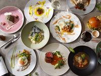 【表参道ランチ】選べるご褒美ランチ2品＋TWGカフェフリー＋ソムリエ厳選 ワインペアリング2種（土日祝）