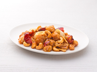 ﾃｲｸｱｳﾄ41.鶏肉とカシューナッツの四川唐辛子炒め