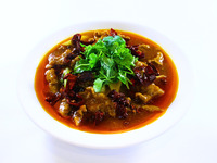 ﾃｲｸｱｳﾄ93.牛肉の四川山椒辛子煮込み