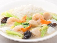 ﾃｲｸｱｳﾄ73.海鮮あんかけご飯