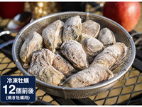Approximately 12 frozen grilled oysters