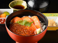 GWプレミアムランチ-サーモンいくら丼（サイドビュッフェ付）