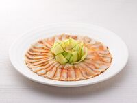 【アラカルト】6.豚肉の辛味ニンニクソース