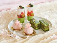 🍃テラス席確約🍃【平日】◇スイーツ7種と1ドリンクで気軽に◇抹茶と桜のアフタヌーンティ with 祇園辻利