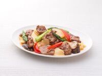 【アラカルト】36.牛肉と野菜のオイスターソース炒め　小盆