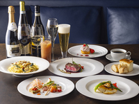 【乾杯ドリンク付き】　鮮魚と牛フィレ肉のWメイン