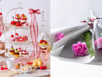 ◇母の日に感謝を込めたカーネーションを添えて◇【平日】いちごとチェリーのアフタヌーンティー