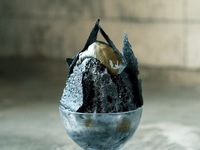seasonal shaved ice  -黒胡麻-