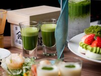 【期間限定・乾杯アルコール1杯付き】"Rhapsody in Green"抹茶アフタヌーンティー