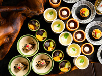 【平日限定／旬の味覚に舌鼓】昼会席 with 和スイーツブッフェ＜甘味12種食べ放題＞