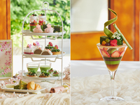 【スペシャルデザート付】抹茶と桜のアフタヌーンティー with 祇園辻󠄀利（祝日）