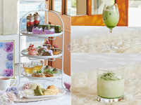 【スペシャルドリンク付】抹茶と紫陽花のアフタヌーンティー with 祇園辻利（平日）