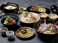 1ドリンク付き【5/1～土日祝ランチ】喝彩コース（全10品）