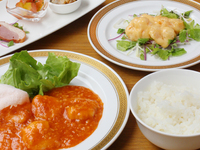 【平日オンライン予約限定】メインが選べるランチセット　笑喜（しょうき）　6/1～8/31