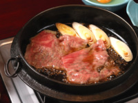 វគ្គសិក្សាអាហារថ្ងៃត្រង់ Sukiyaki សាច់គោ Matsusaka