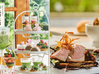 ◆◇10%OFF◇◆～5/11まで【土日祝：ランチコース付き】抹茶と桜のアフタヌーンティ with 祇園辻利（乾杯酒＆食後カフェフリー）