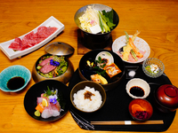 KAJIYA Service de table avec fondue au bœuf et fruits de mer (7 000)