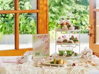 4月中の予約限定【GW：土日祝】 抹茶と桜のアフタヌーンティ with 祇園辻利（2時間 カフェフリー）