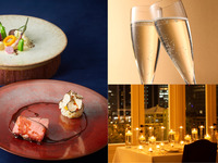 ✨4月限定タイムセール【お料理に合わせたペアリングワイン付】　旬の食材を使った前菜や肉料理＆魚料理など Wメインのお得なディナー全6品～CHEF'S SELECTION～