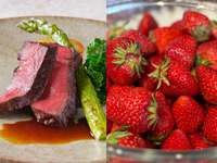 ✨4月限定タイムセール【苺の取り放題付！】前菜や肉料理＆魚料理など Wメインコース -CHEF'S SELECTION-