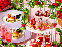 [Strawberry-themed Afternoon Tea ★ 2 hours] Strawberry sweets stand x Free coffee