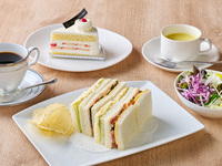 From April 20th: Mixed sandwich set + one cake + coffee or tea included.