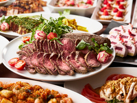 【前日迄の予約│飲み放題付☆前得プラン　至福の一皿「黒毛和牛のステーキ」とヨーロッパグルメ食べ放題＋アルコール飲み放題￥8,800→￥7,500★