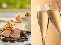 ★平日限定スペシャルセール！4月ベストレートよりさらに500円OFF★【ご家族同士のお集まりや春のご褒美ディナーに】乾杯酒付き！季節のフルコース全5品-SHIKITEI-