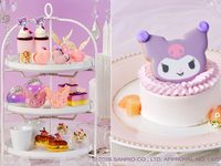 平日【ステッカー＋クロミケーキ付】アフタヌーンティーKUROMI SWEETS SUMMER PARTY